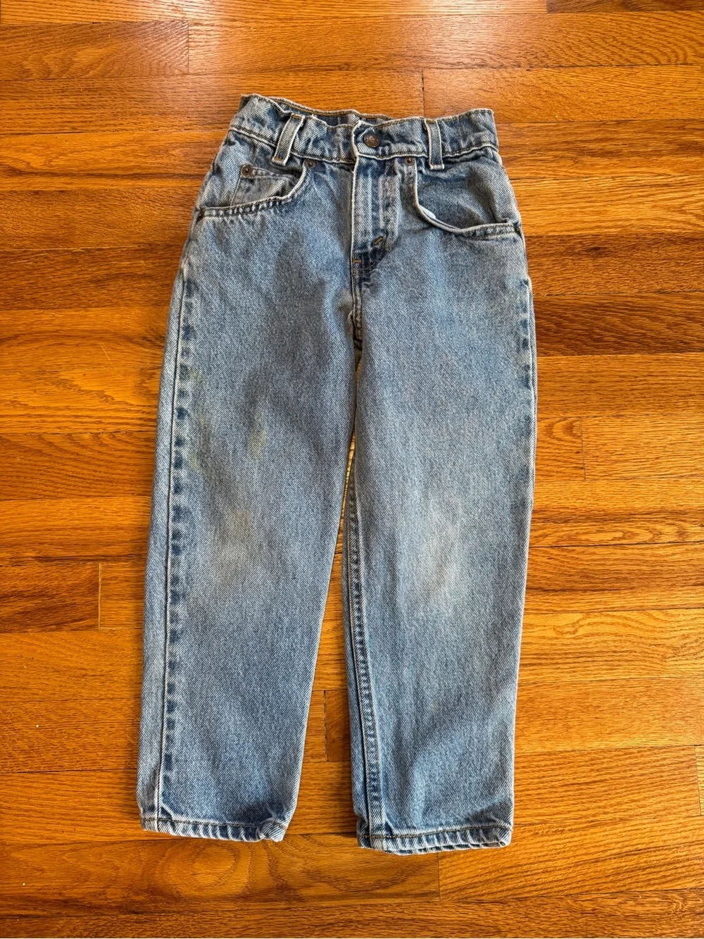 Vintage 80s 90s Levi’s Jeans, Orange Tab Pants (Kids Youth Size 5) 31150-0214